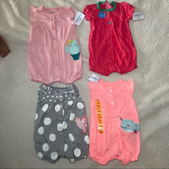 Carter’s Baby Girl Rompers Set - Picture 2 of 3